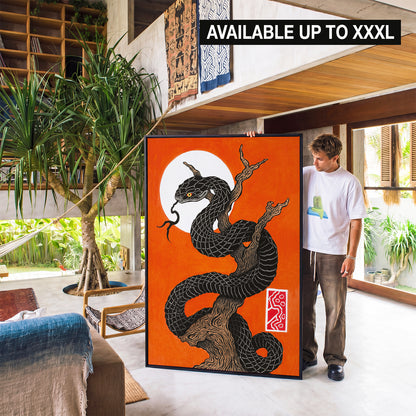 Snake tree canvas