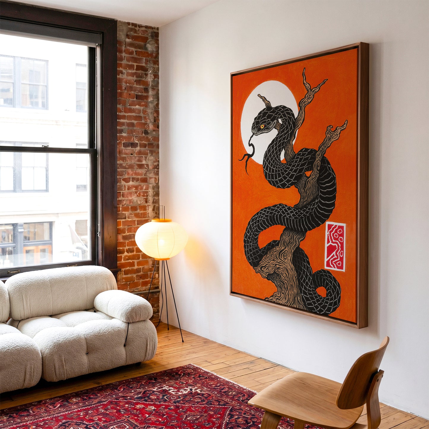 Snake tree canvas