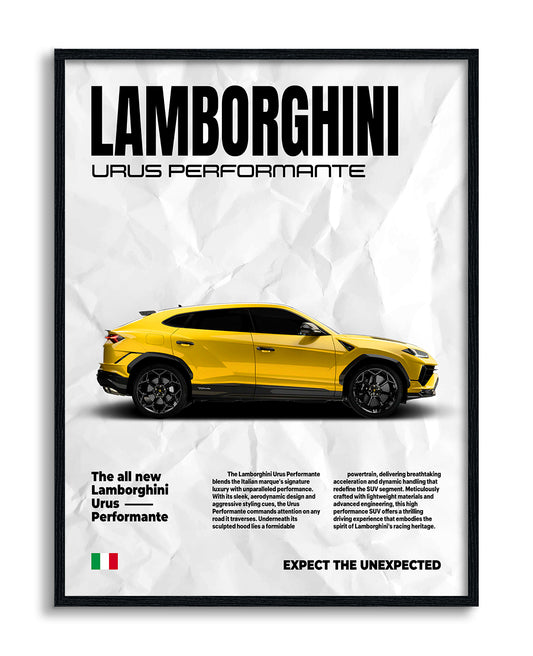 Lamborghini Urus Newspaper