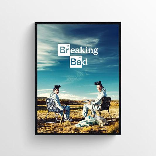 breaking bad tv show poster framed