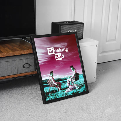 breaking bad tv show poster framed