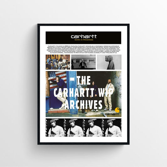 Carhartt Wip streetwear fashion poster