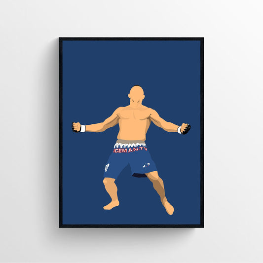 Chuck Liddell UFC, MMA Sports poster