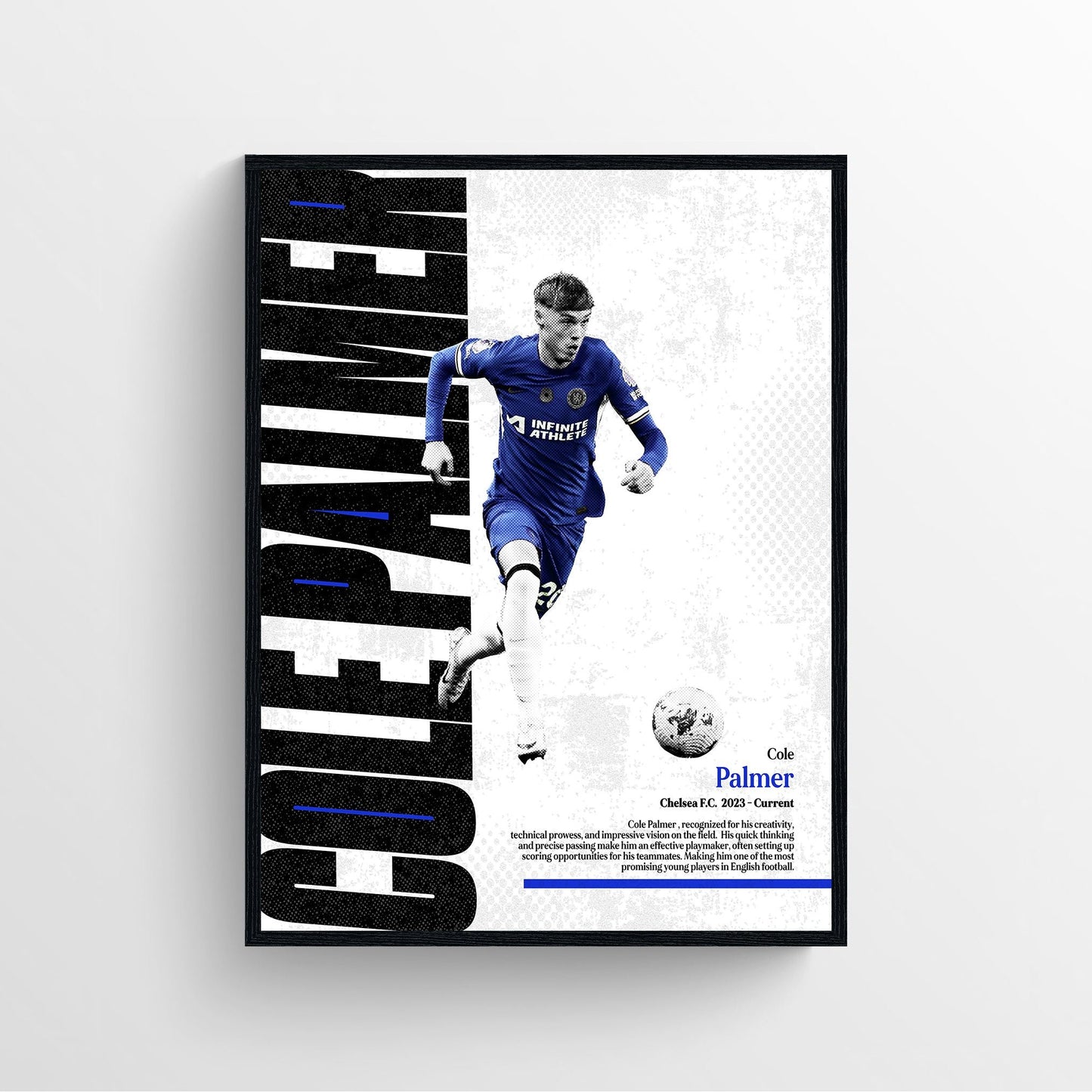 Cole Palmer chelsea football poster