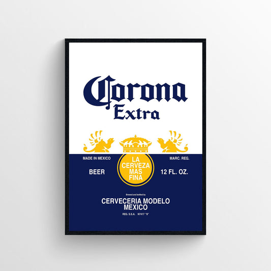 Corona beer poster, man cave , bar decoartion