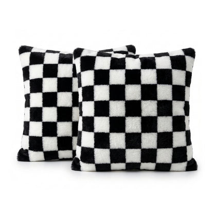 Checkered Cushion Cover