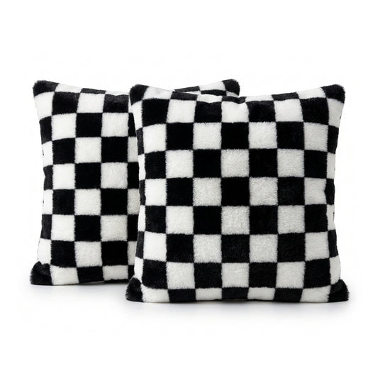 Checkered Cushion Cover
