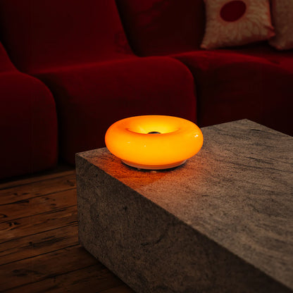 Retro donut lamp