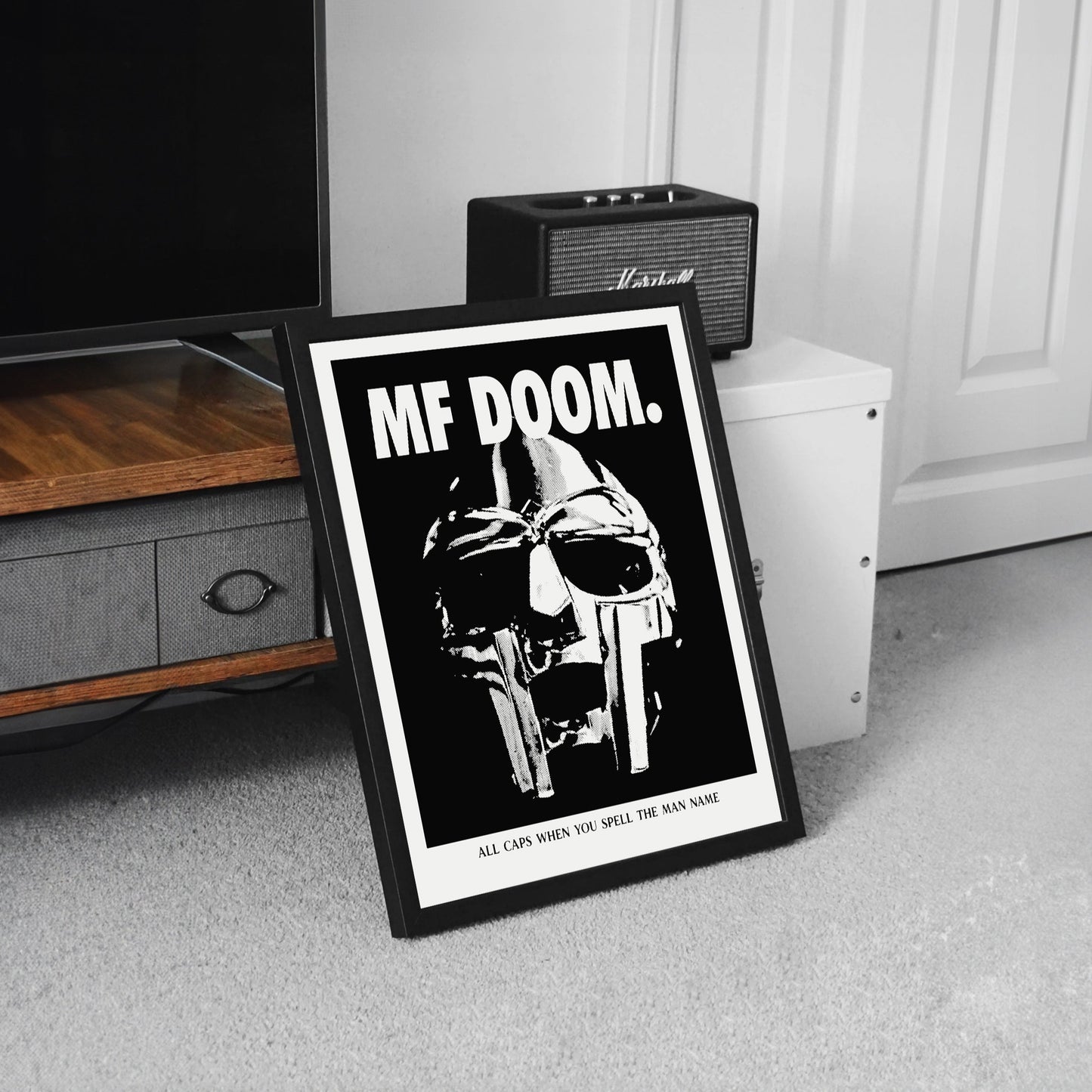 MF Doom rap music poster