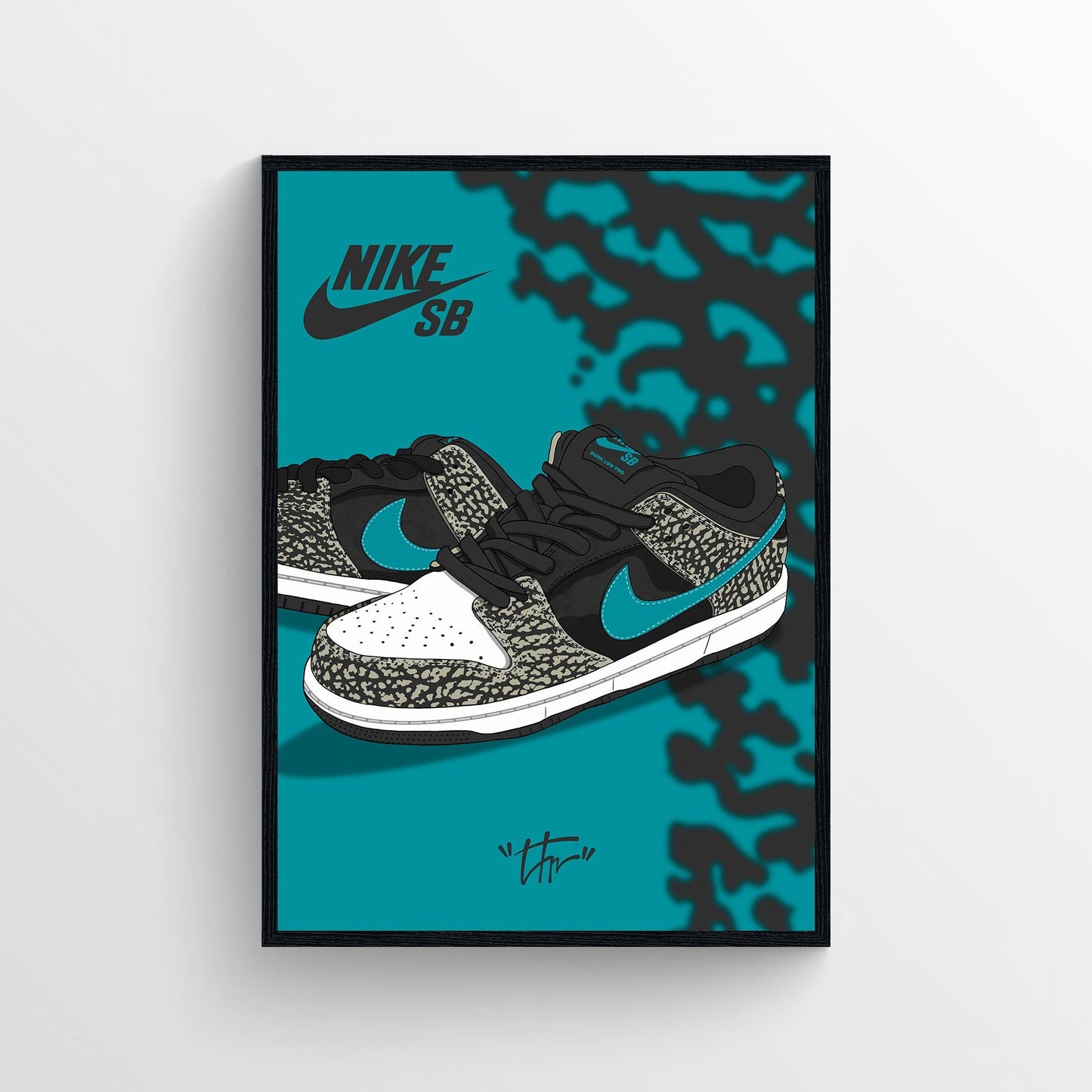 Nike SB Dunk Low Pro Sneaker Poster