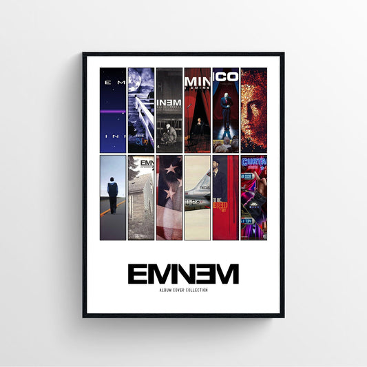 Eminem Album Cover compilation poster