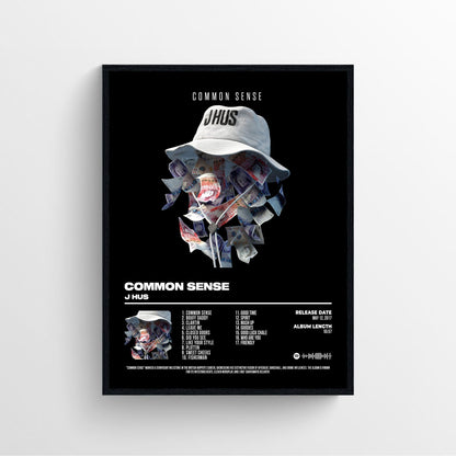 J Hus common sense album cover poster