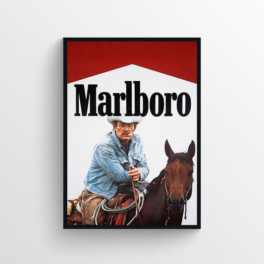 Marlboro cigarettes cowboy Fashion Poster