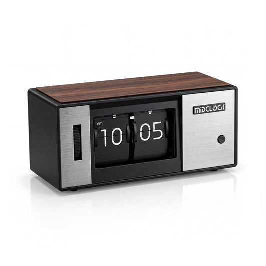 MIDCLOCK Retro Auto-Flip Alarm Clock