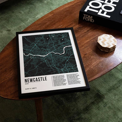 Newcastle City Map Poster