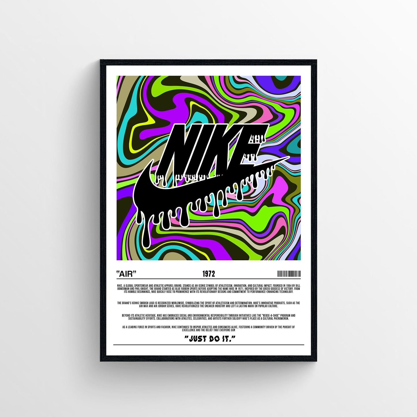 Nike psychedelic poster