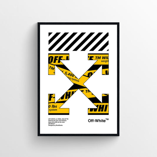 Off White Streetwear Fashion Poster