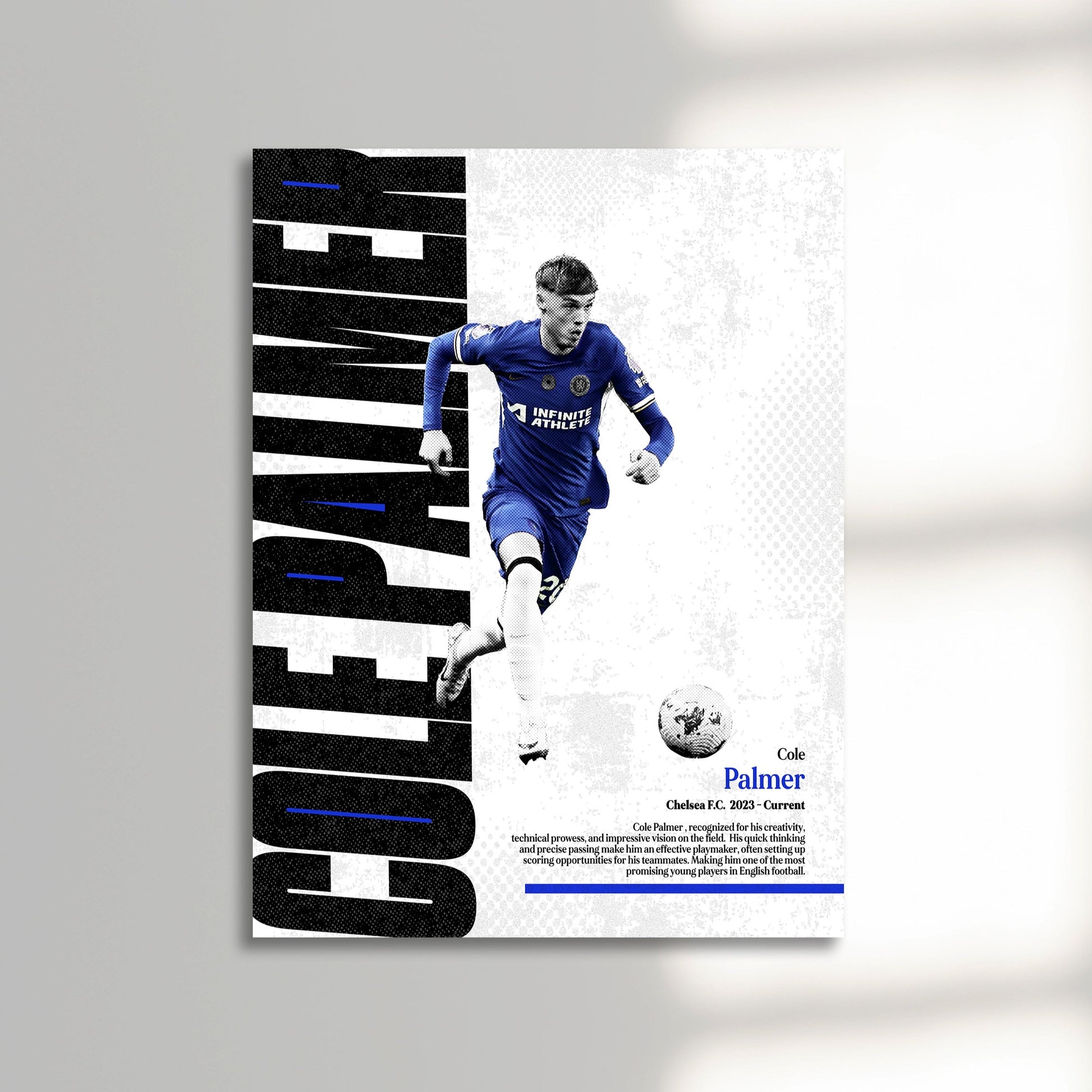 Cole Palmer chelsea football poster