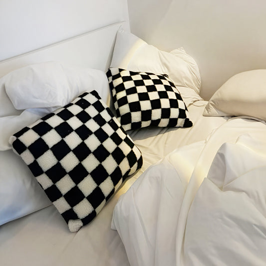 Checkered Cushion Cover