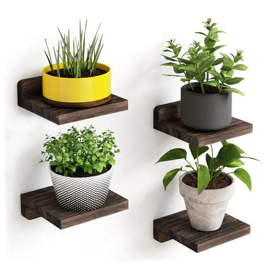 4-Pack Small Floating Shelves
