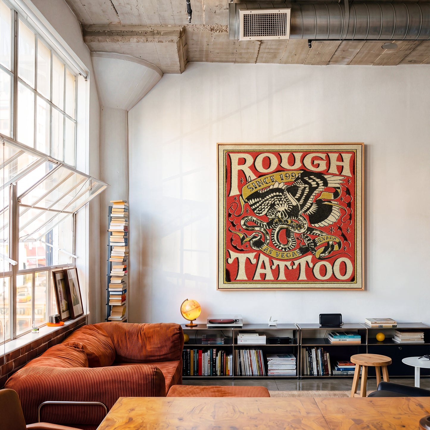 Rough Tattoo Canvas