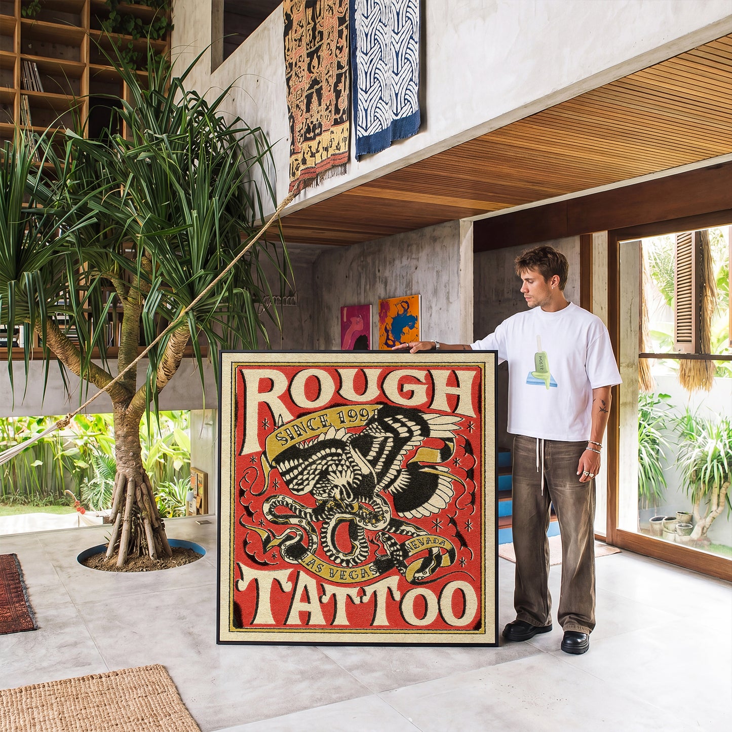 Rough Tattoo Canvas