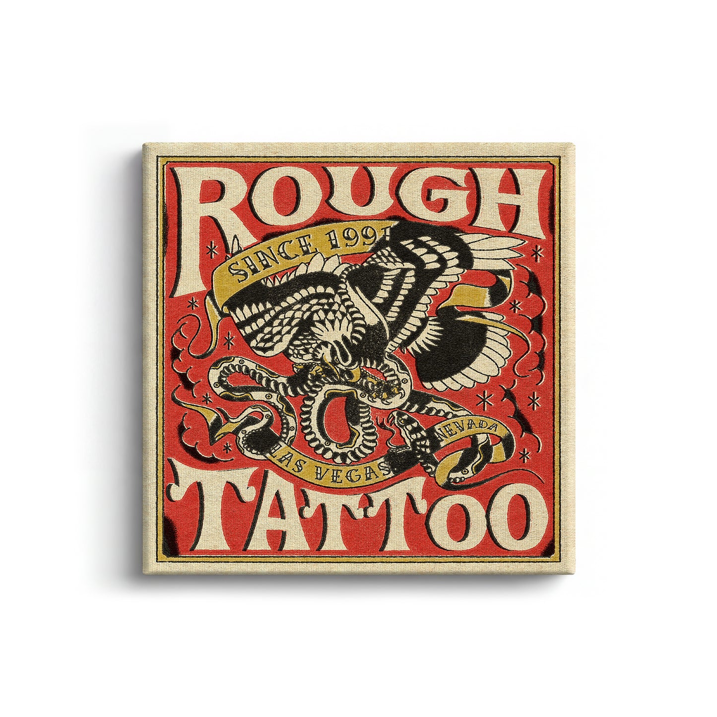 Rough Tattoo Canvas