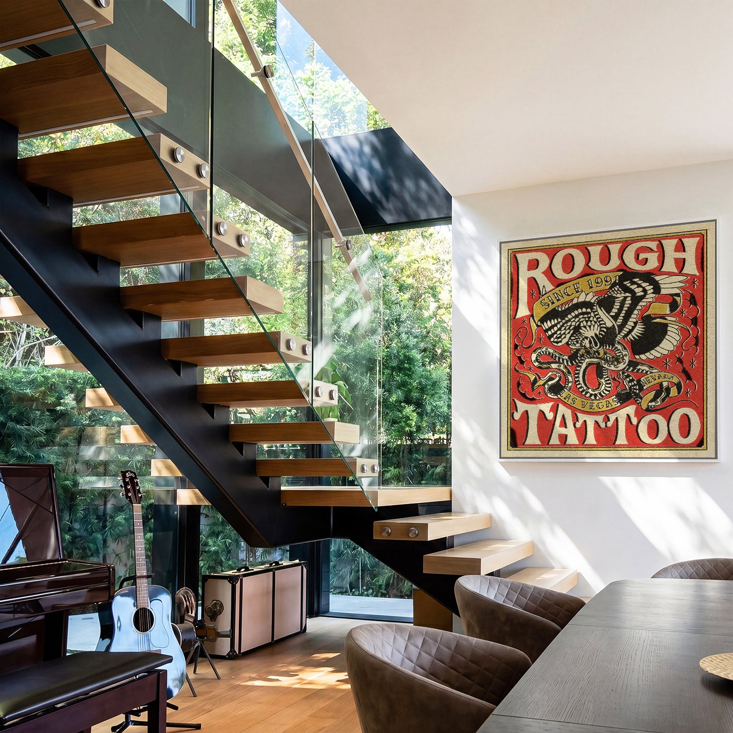 Rough Tattoo Canvas