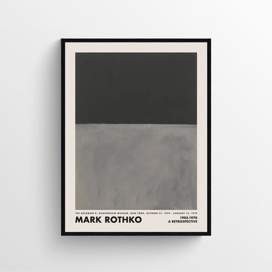 Mark Rothko Black on Grey