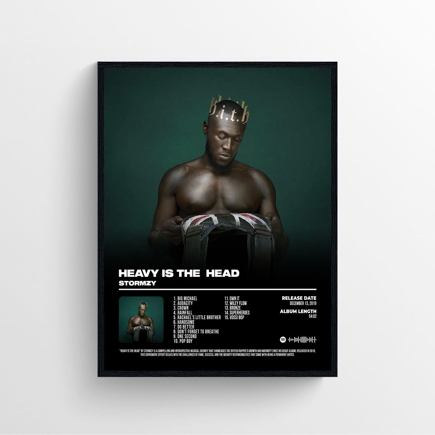 stormzy heavy is the head album cover poster