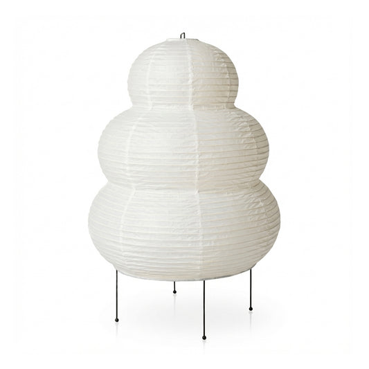 Tall Japanese Rice Paper Lamp
