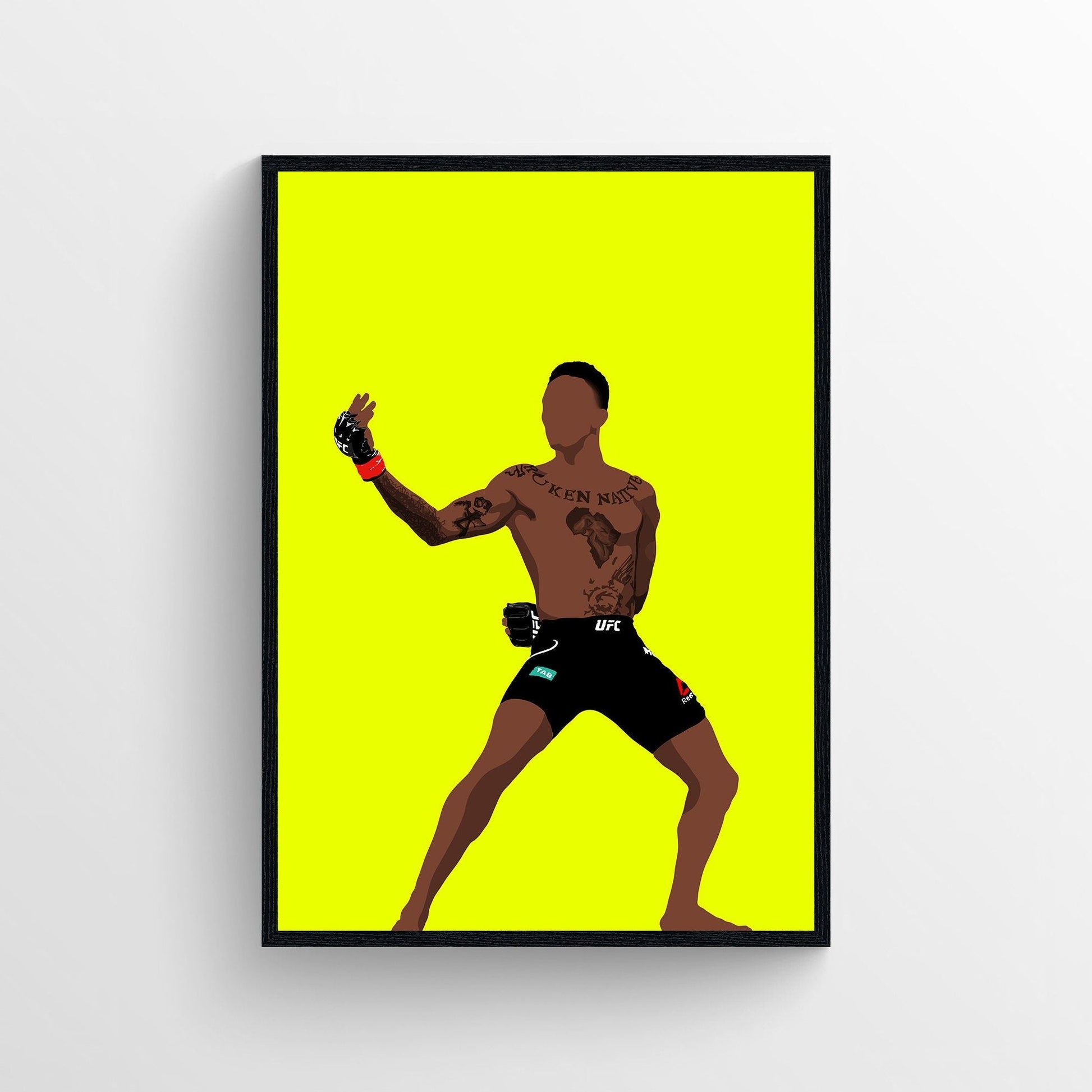 Israel adesanya UFC , MMA Poster