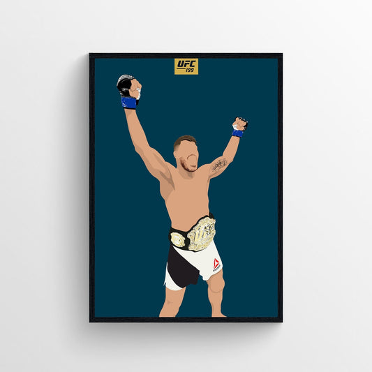 Michael Bisping UFC, MMA Poster