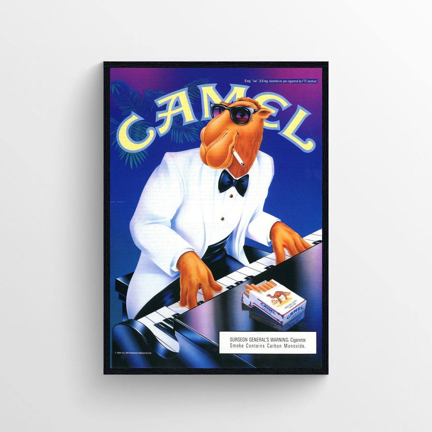 Camel Joe cigarette smoking poster 